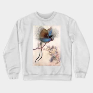 The Bird of Paradise by Warwick Goble Crewneck Sweatshirt